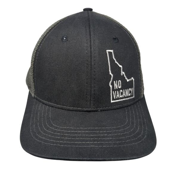 Idaho No Vacancy Snapback Trucker Hat Black OS Adjustable Arcadian Outfitters - Picture 1 of 9